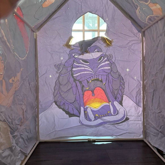 Vintage Disney Aladdin Vinyl play tent fort - Picture 6 of 16